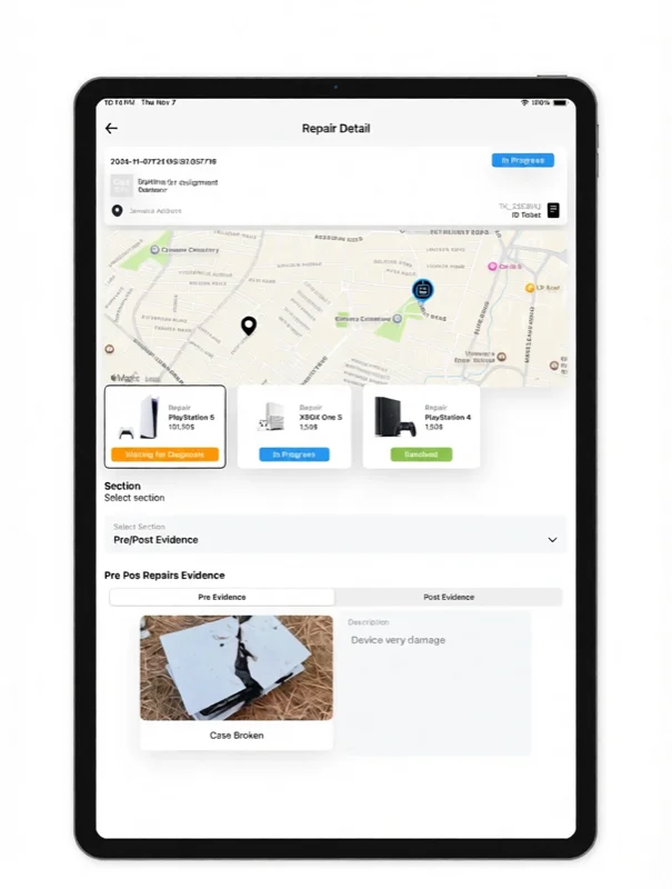 GetFix App - Track your repair in real-time